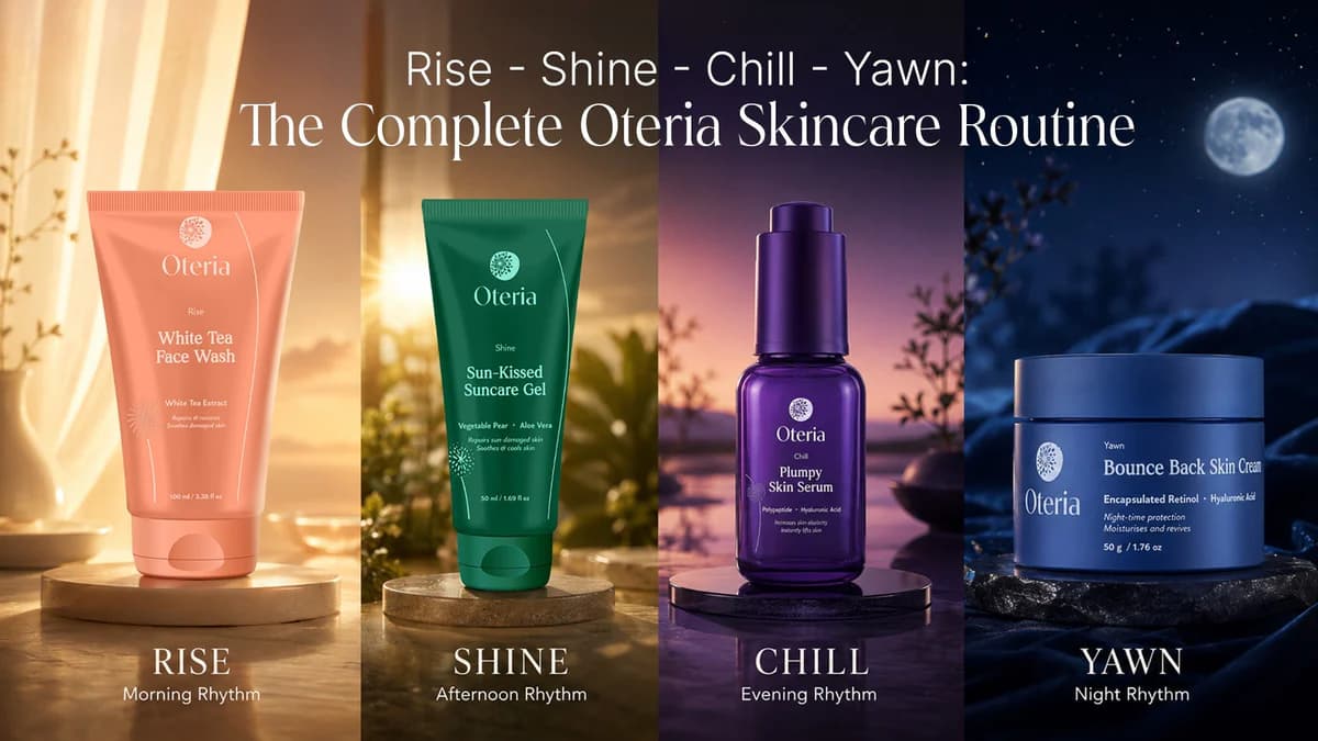 Oteria Circadian Rhythm Based Skincare Formulations
